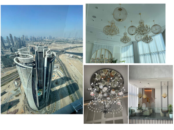 luxury hotel with sky high infinity pools & burj views | sls dubai